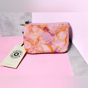 Kipling Creativity Small Pouch Floral Powder